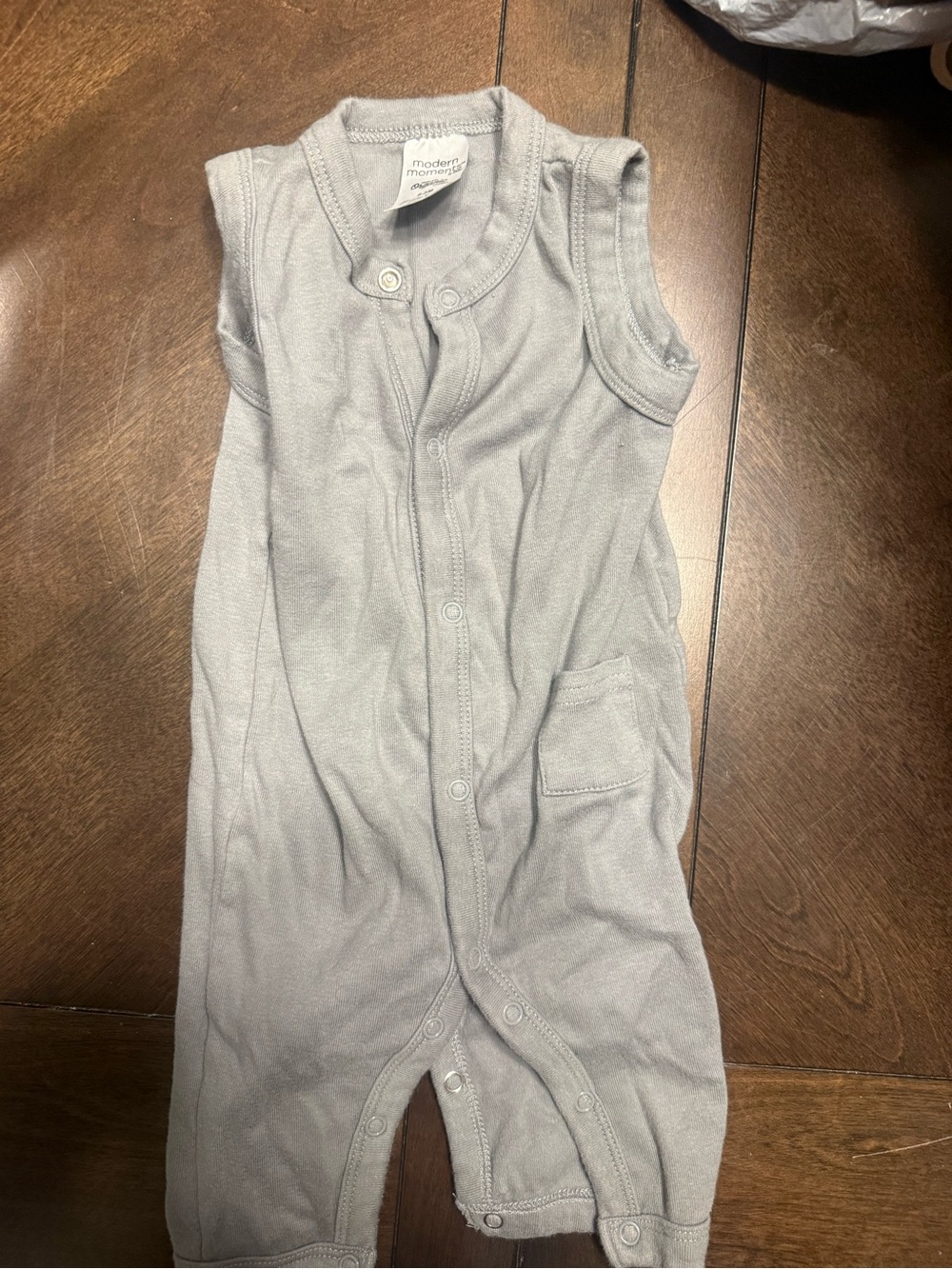 Modern Moments Sleeveless Baby Sleep Sack in Light Gray